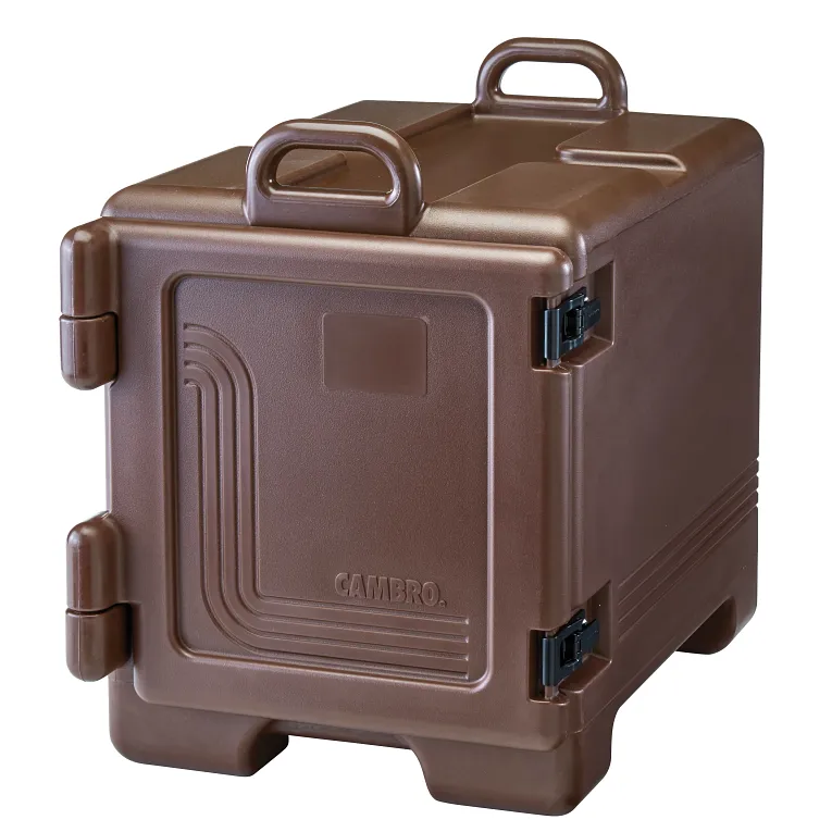 Ultra Pan Carrier®, holds 1/2 & 1/3 & full size pans 2-1/2" to 8" deep, dark brown