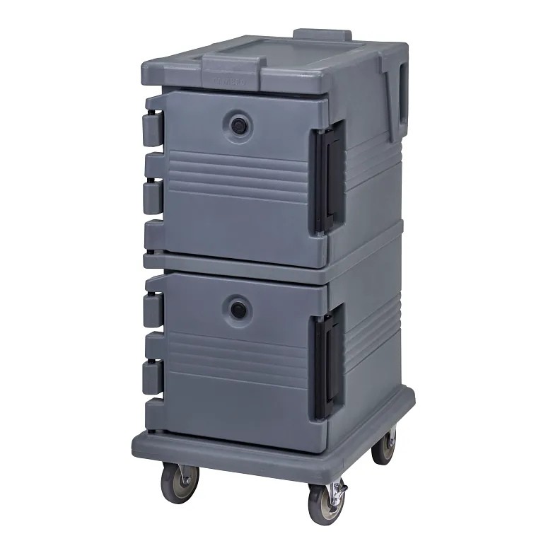 Ultra Camcart® Granite Gray Insulated Food Pan Carrier, Front-Loading, Holds 8 Pans