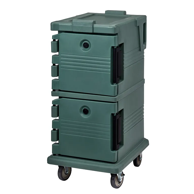 Ultra Camcart® Granite Green Insulated Food Pan Carrier, Front-Loading, Holds 8 Pans