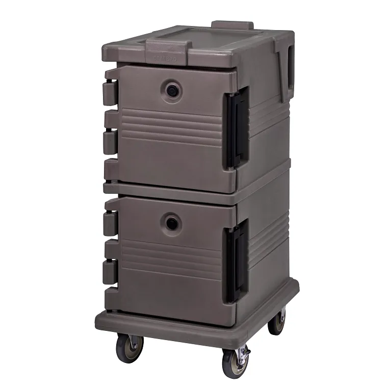 Ultra Camcart® Granite Sand Insulated Food Pan Carrier, Front-Loading, Holds 8 Pans