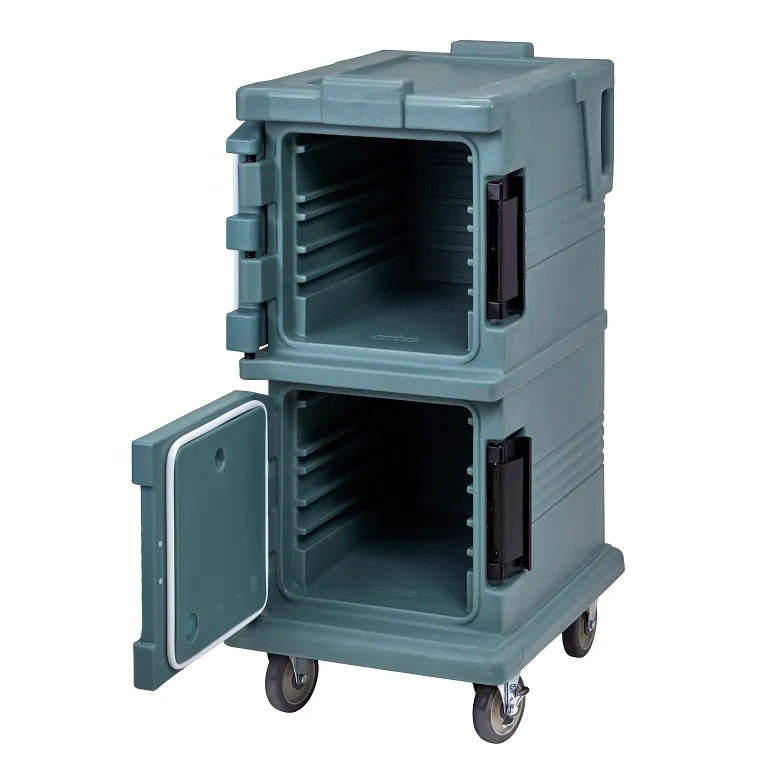 Ultra Camcart® Slate Blue Insulated Food Pan Carrier, Front-Loading, Holds 8 Pans