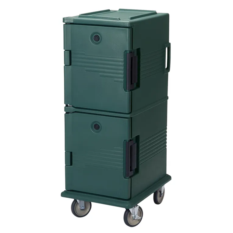 Ultra Camcart® Granite Green Insulated Food Pan Carrier, Front-Loading, Holds 12 Pans