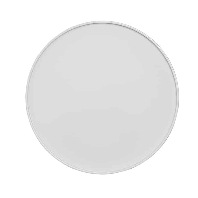 11" Round Melamine Plate, Mocha