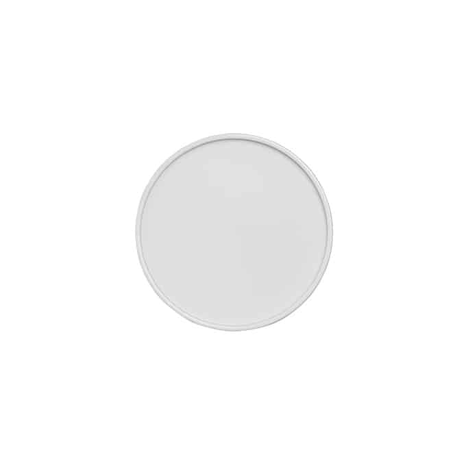 6" Round Melamine Plate, Mocha