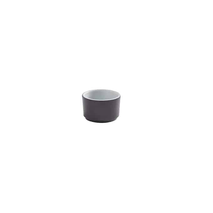 2 oz. Round Melamine Sauce Cup, Graphite