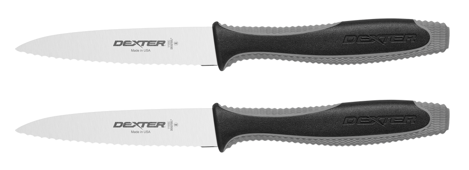 V-Lo® Scalloped Edge Paring Knife, 3-1/2" - 2/Pack