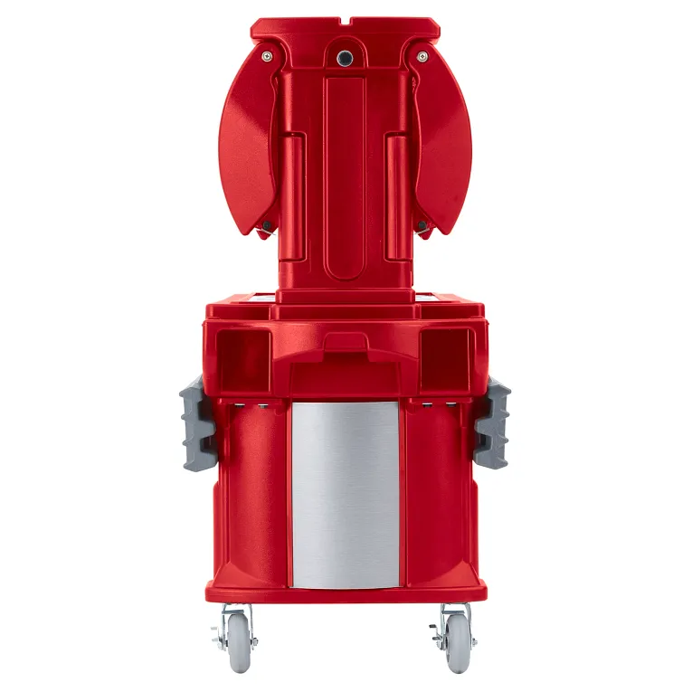 Versa 5ft Cold Buffet Heavy Duty Casters Hot Red