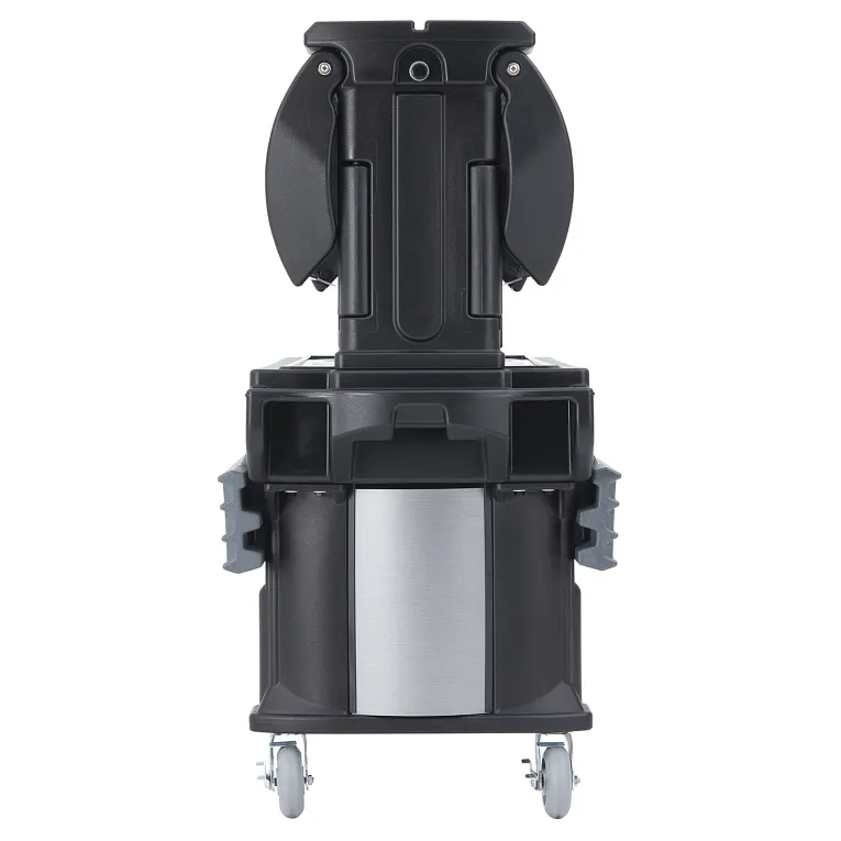 Versa 6ft Cold Buffet Heavy Duty Casters Black