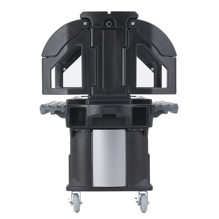 Versa 6ft Cold Buffet Heavy Duty Casters Black