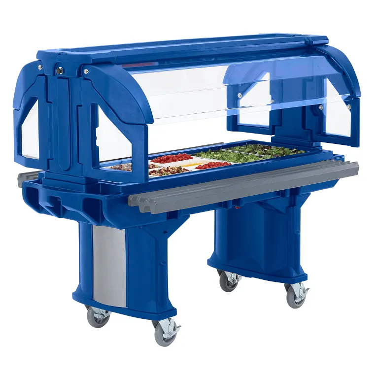 Versa 5ft Low Height Cold Buffet Navy Blue