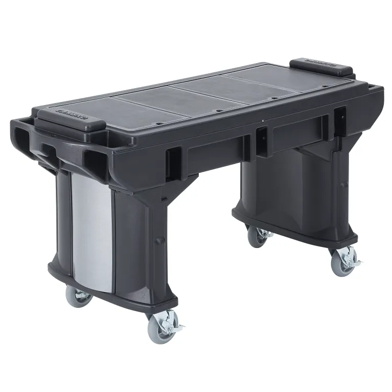 Versa 6ft Cold Food Work Table Black