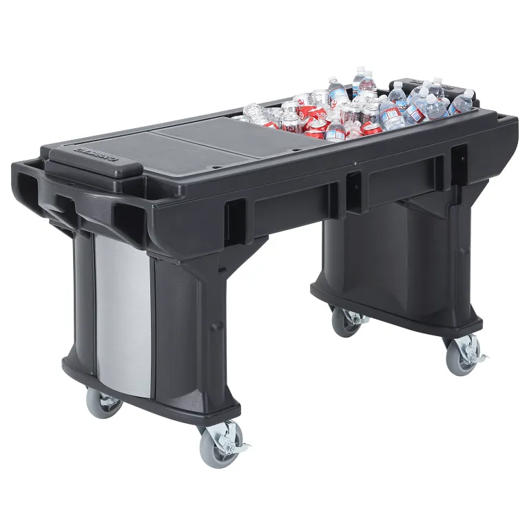 Versa 6ft Cold Food Work Table Black