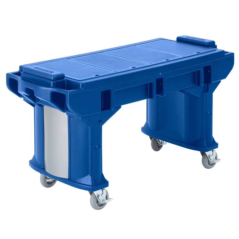 Versa 6ft Low Height Work Table Navy Blue