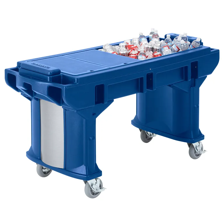 Versa 6ft Low Height Work Table Navy Blue
