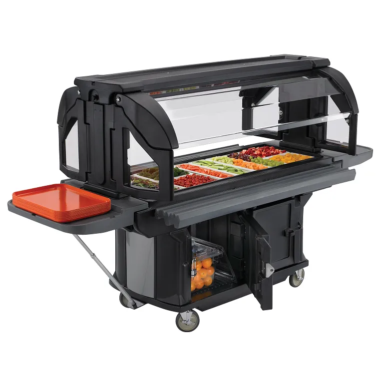 Versa Ultra 5ft Buffet HD Casters Black