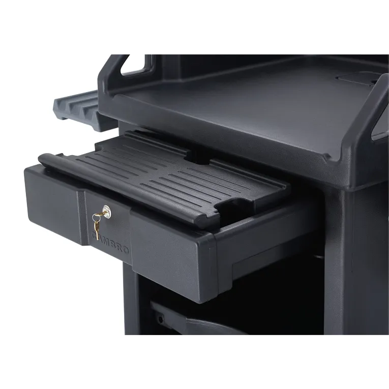 Versa Cart Black Keyboard Tray