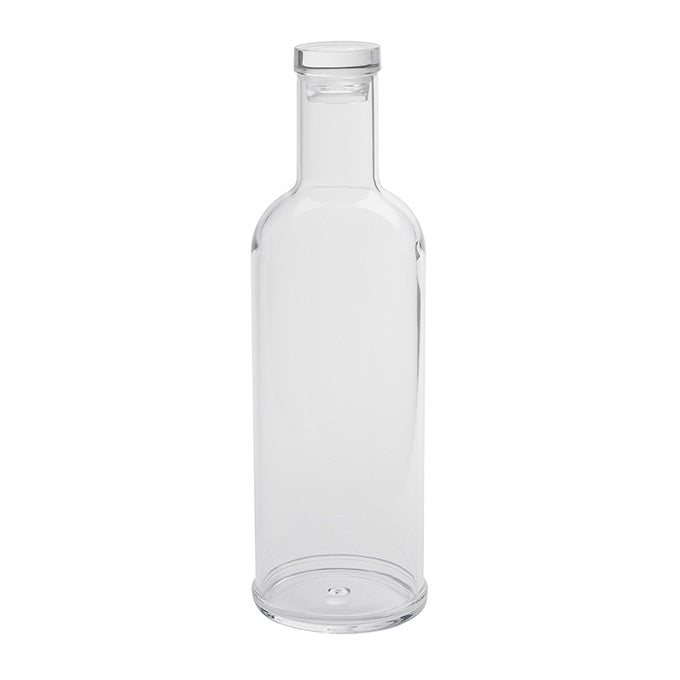 Clear 34 oz. Plastic Water Bottle with Cap