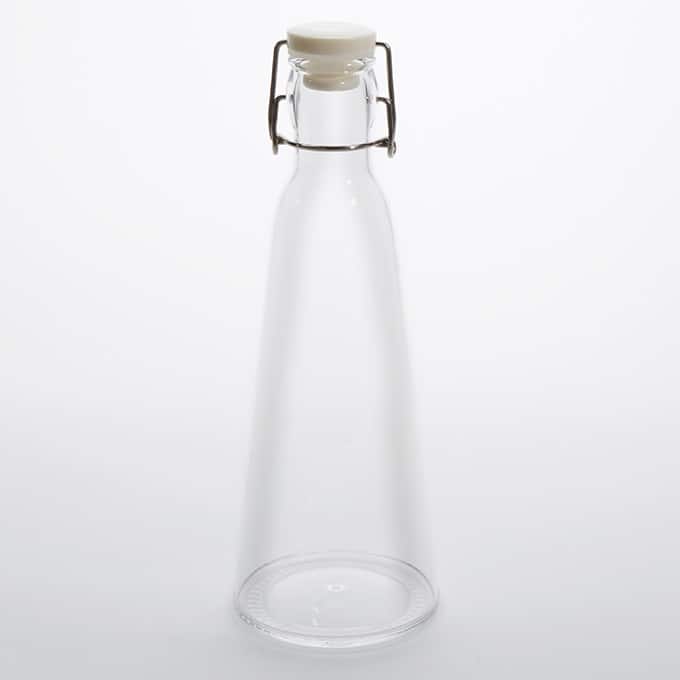 Clear 34 oz. Plastic Water Bottle with Lid & Gasket