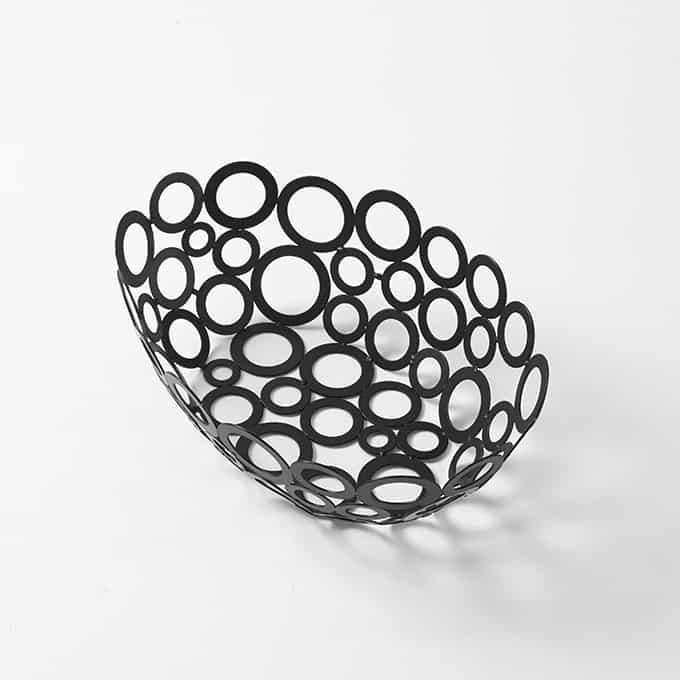 Go-Go 9" x 6" Oval Basket, Black