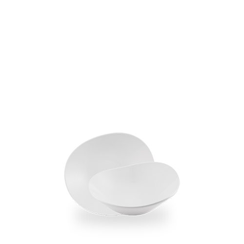 Super Vit 9 oz. White Organic Opal Bowl