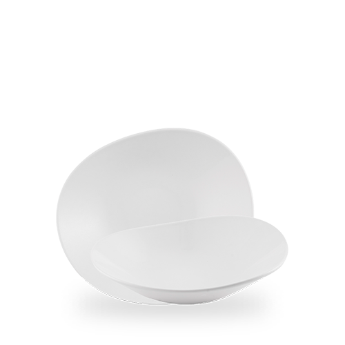 Super Vit 21 oz. White Organic Opal Bowl