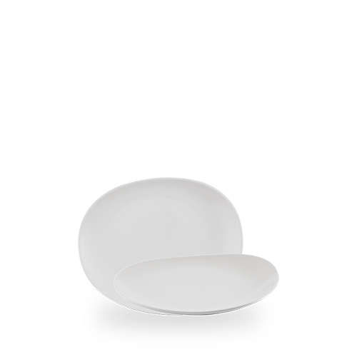 Super Vit 7 1/4" White Organic Opal Plate