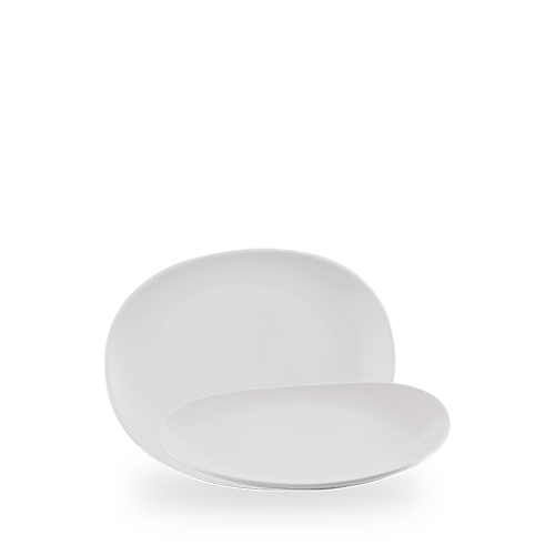Super Vit 8 1/4" White Organic Opal Plate