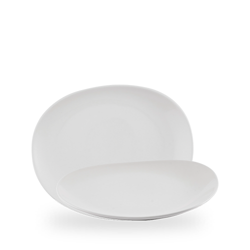 Super Vit 10 1/4" White Organic Opal Plate