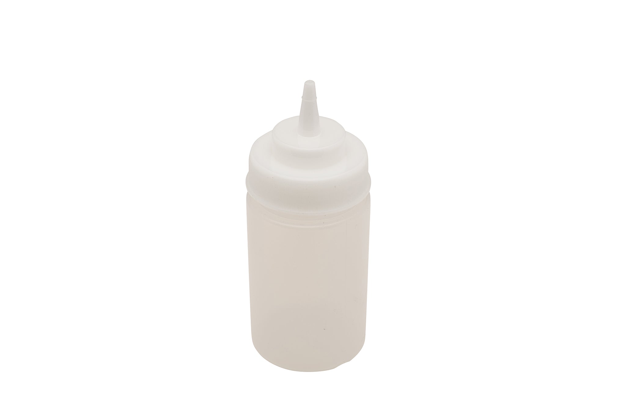 Wide Mouth Squeeze Bottle, 12 oz., Clear