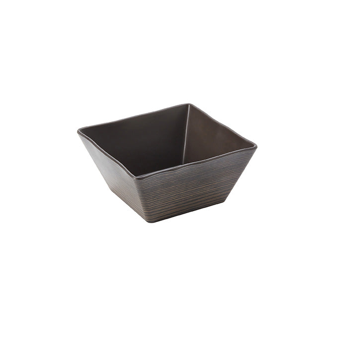 58 oz. Square Melamine Bowl, Walnut