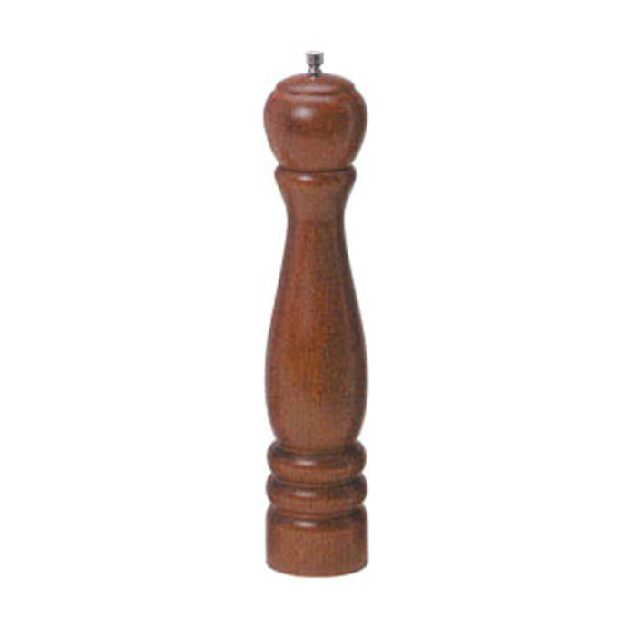 18"H Pepper Mill, Mahogany Wood