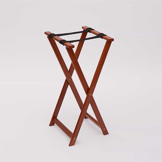 Walnut Tray Stand, 17"W x 31"H