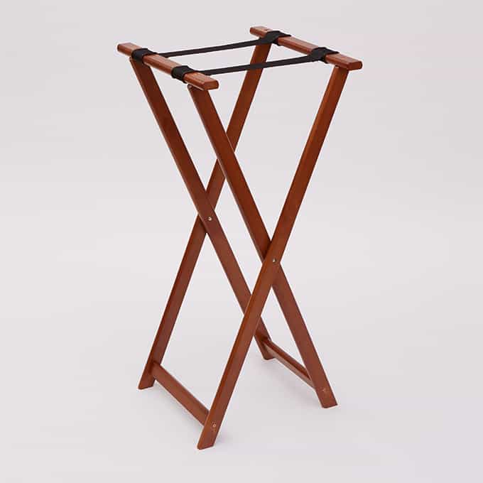 Walnut Tray Stand, 18"W x 38"H
