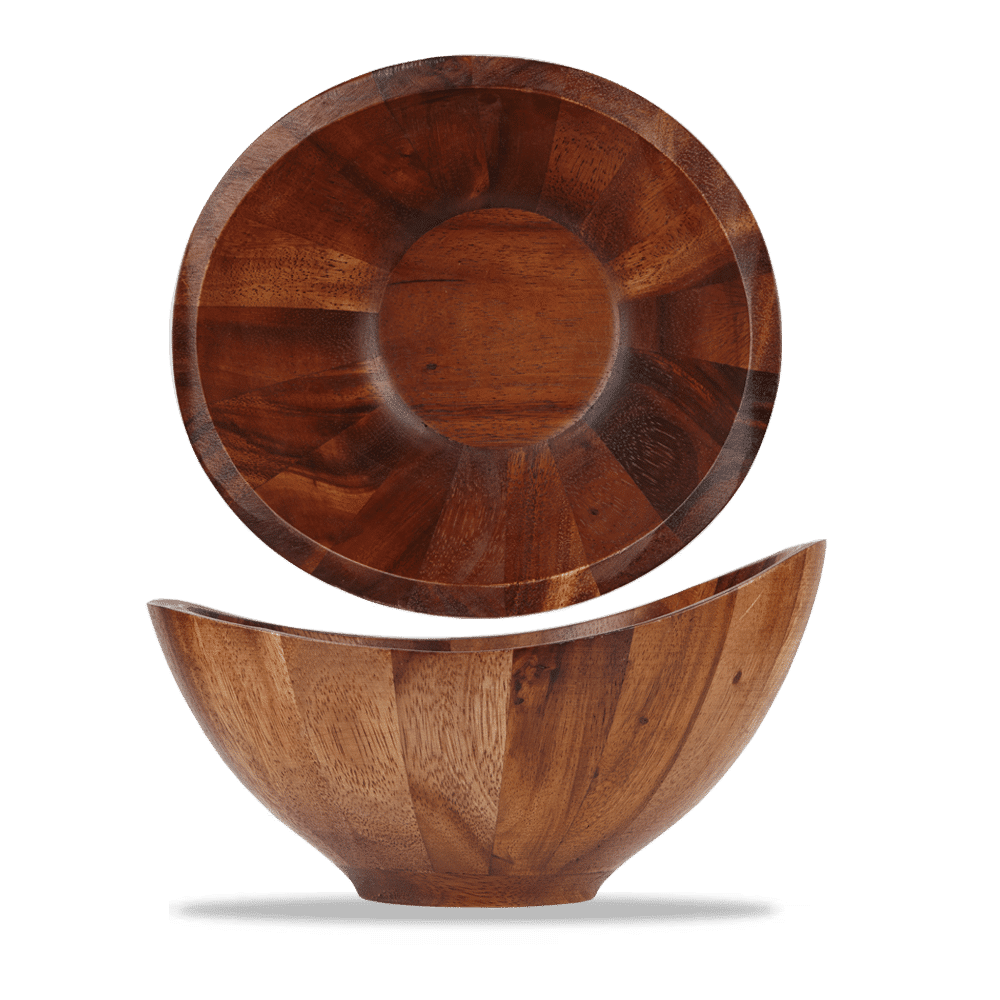 Alchemy® Buffet 49.2 oz. Oval Bowl, Acacia Wood