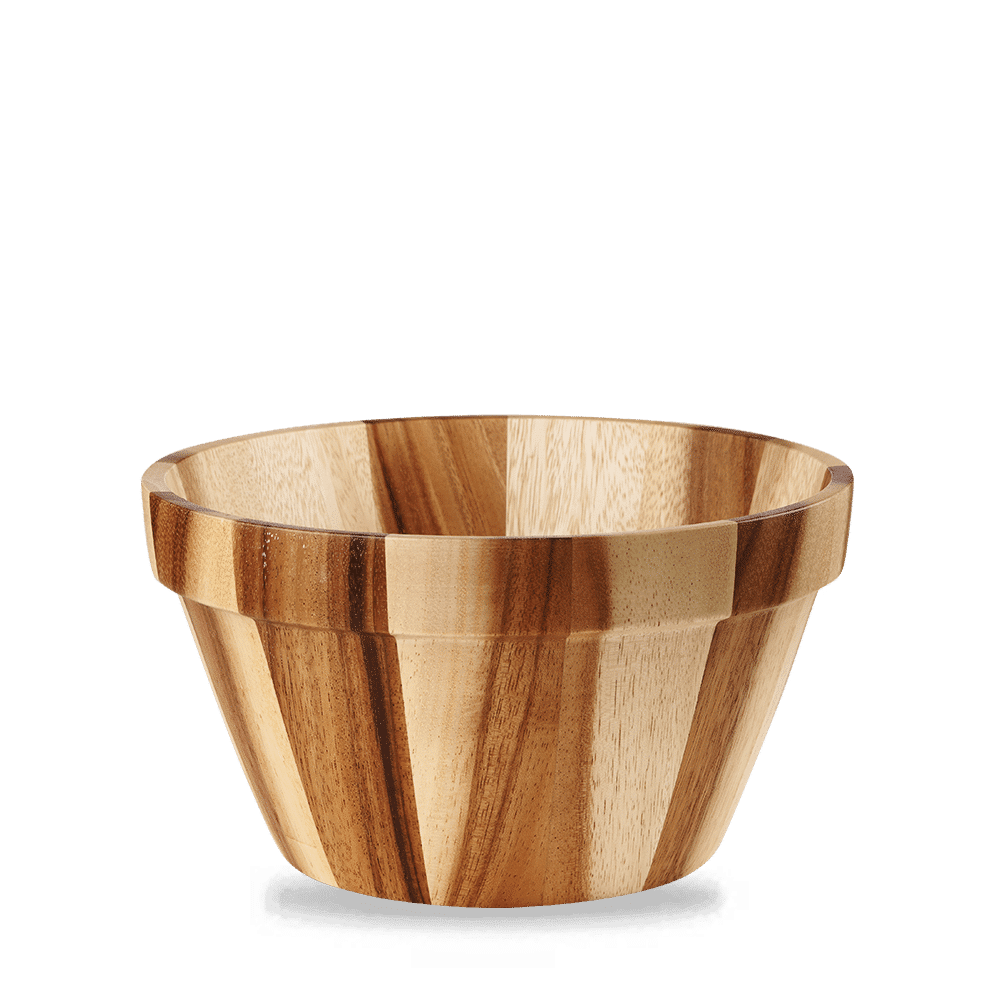 Alchemy® Buffetscape Wood 10-7/8" x 6" Round Plant Pot