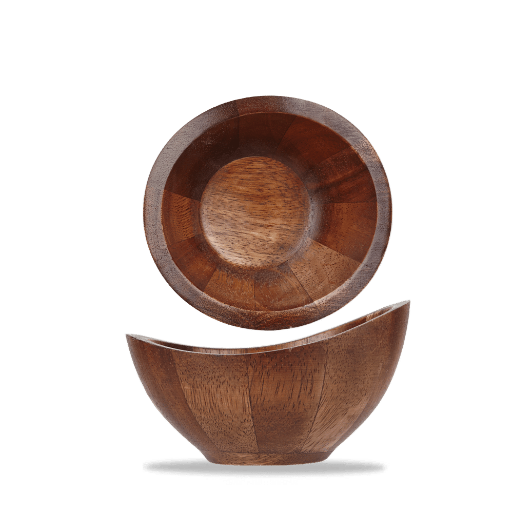 Alchemy® Buffet 10-1/2 oz. Oval Bowl, Acacia Wood