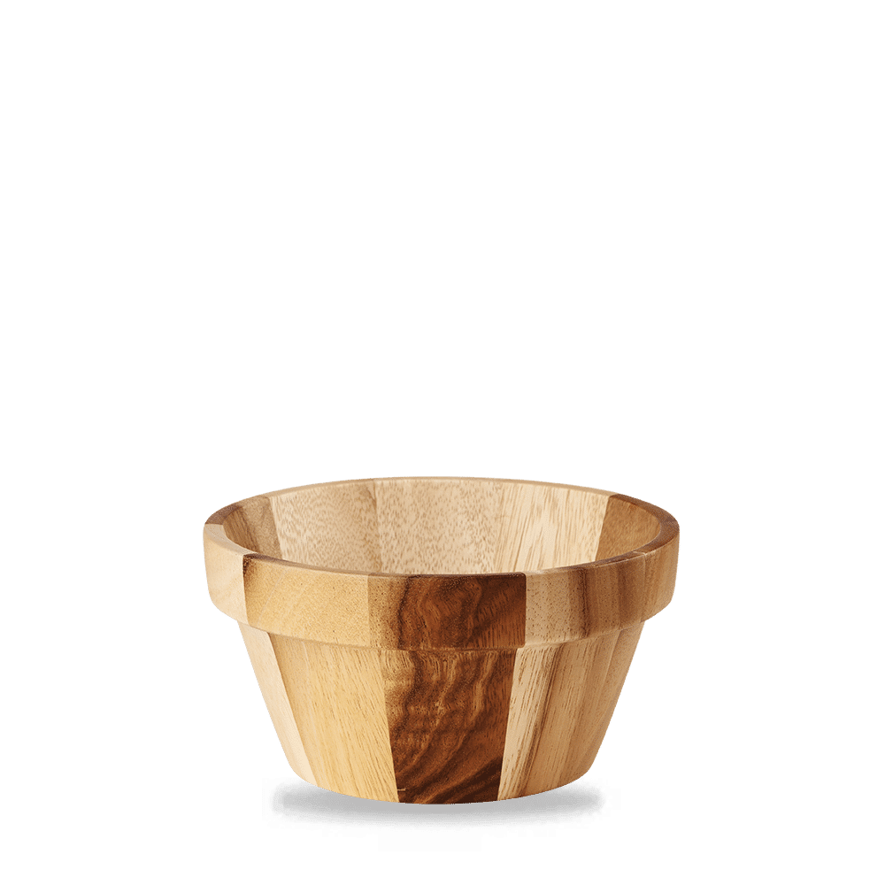 Alchemy® Buffetscape Wood 7-7/8" x 4" Round Plant Pot