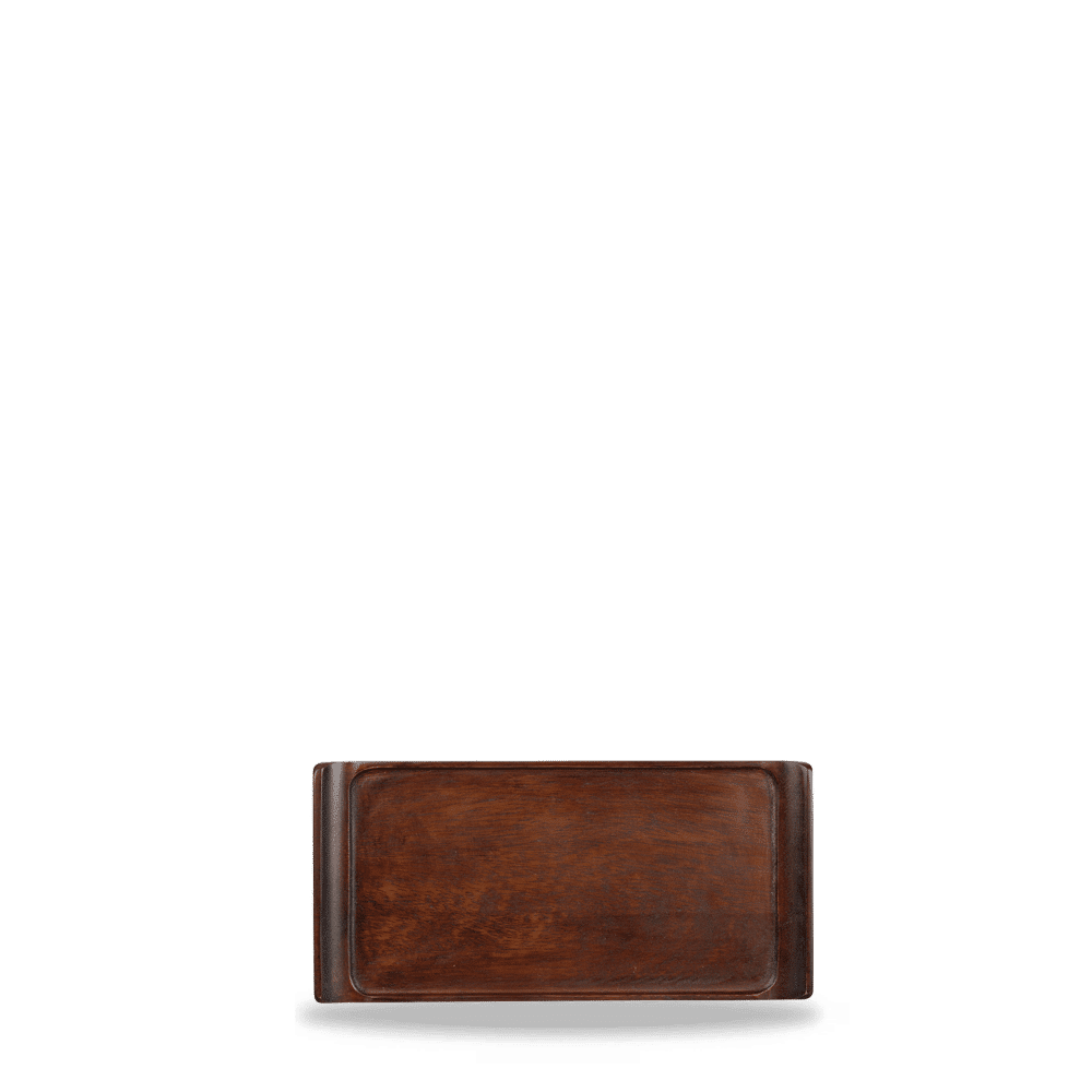 Alchemy® Buffet, 11-3/4" x 5-3/4" Rectangular Tray, Acacia Wood