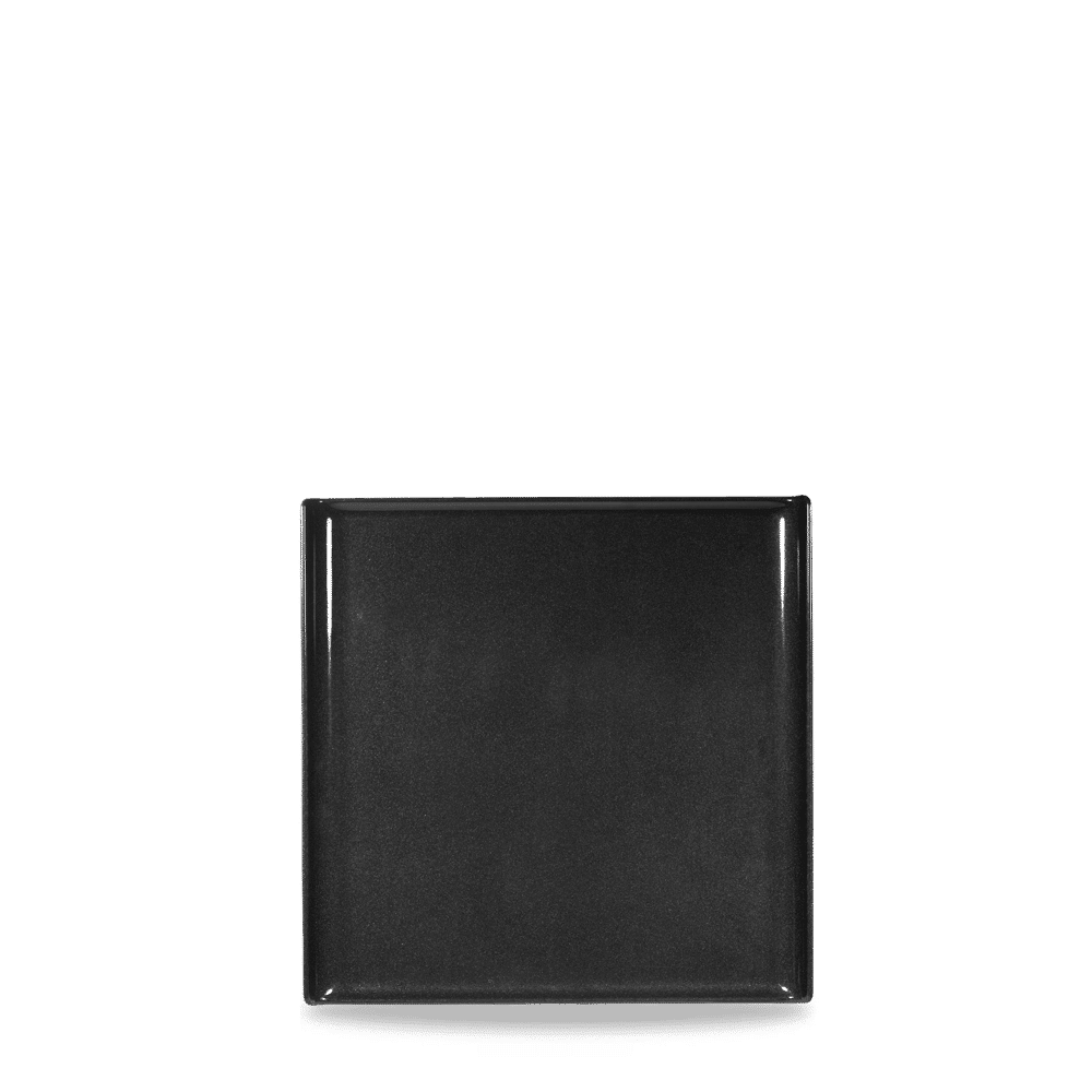 Alchemy® Buffet 11-7/8" Square Buffet Tray, Melamine, Black