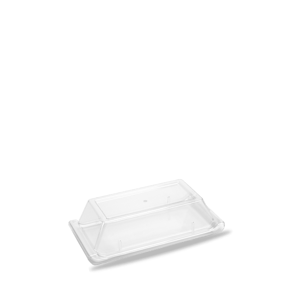 Alchemy® Buffet 11-3/4" x 5-3/4" Rectangular Plate Cover, Plastic