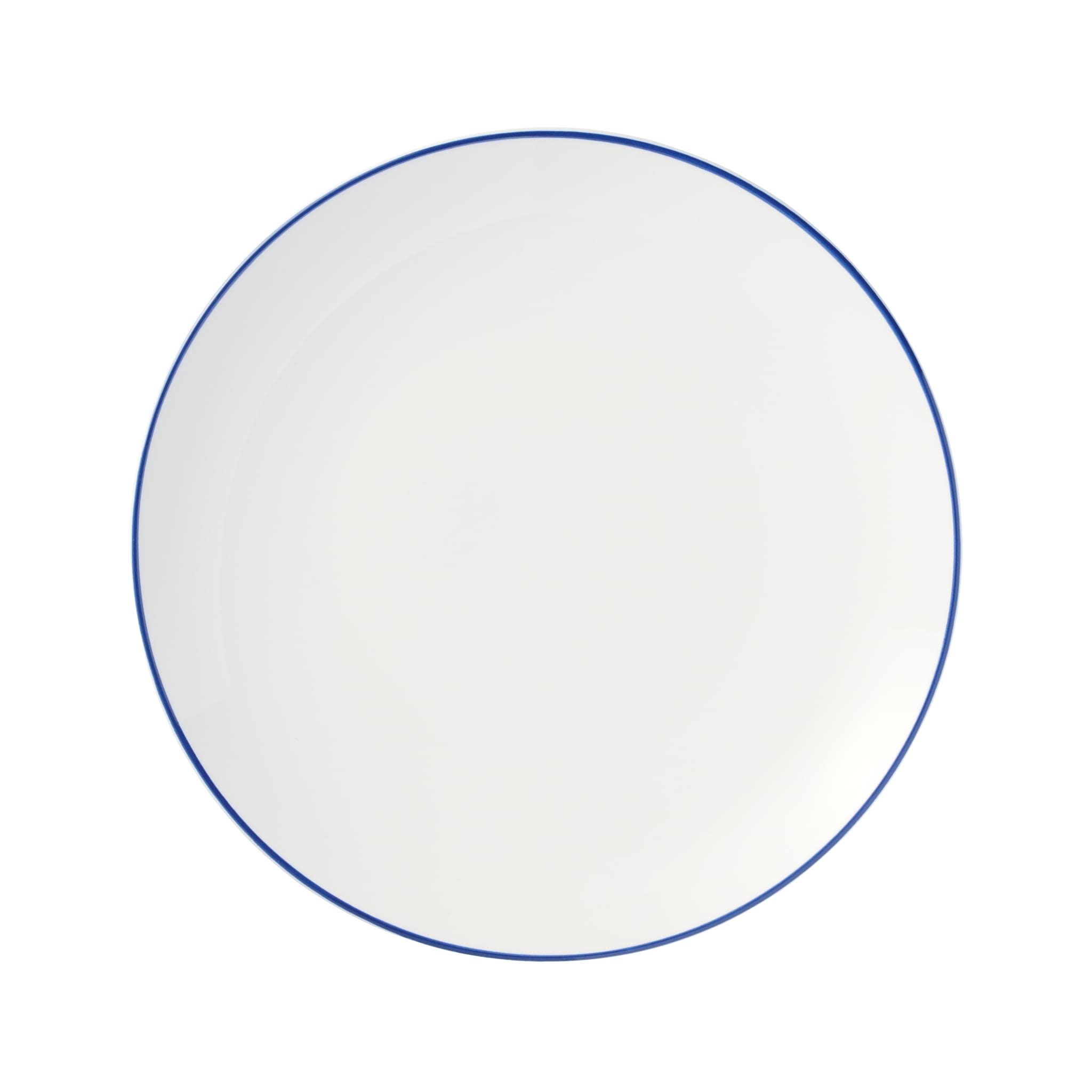 Porcelana Linea 10.5" Coupe Plate, Blue