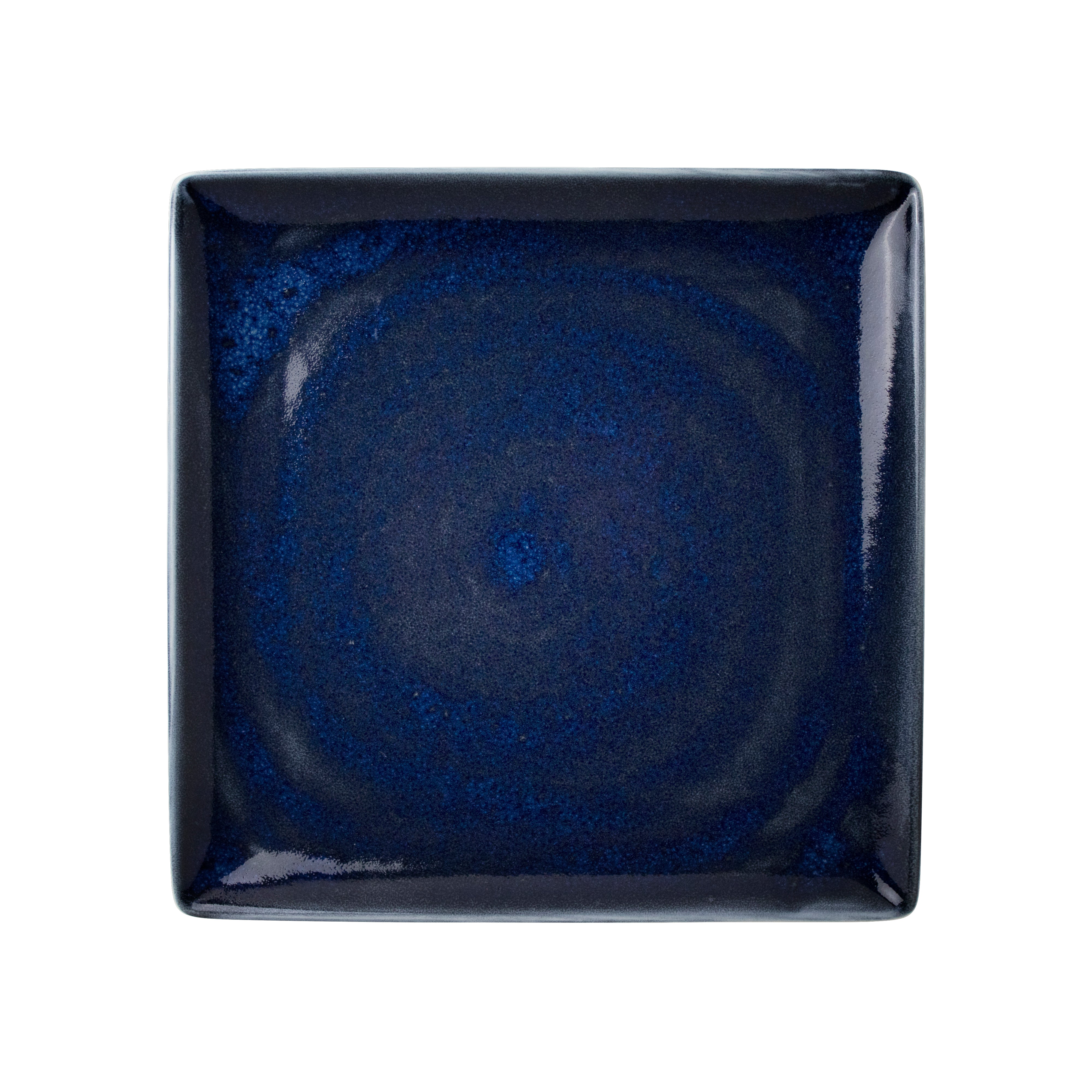 Square Plate L 10.5" Vesuvius Lapis
