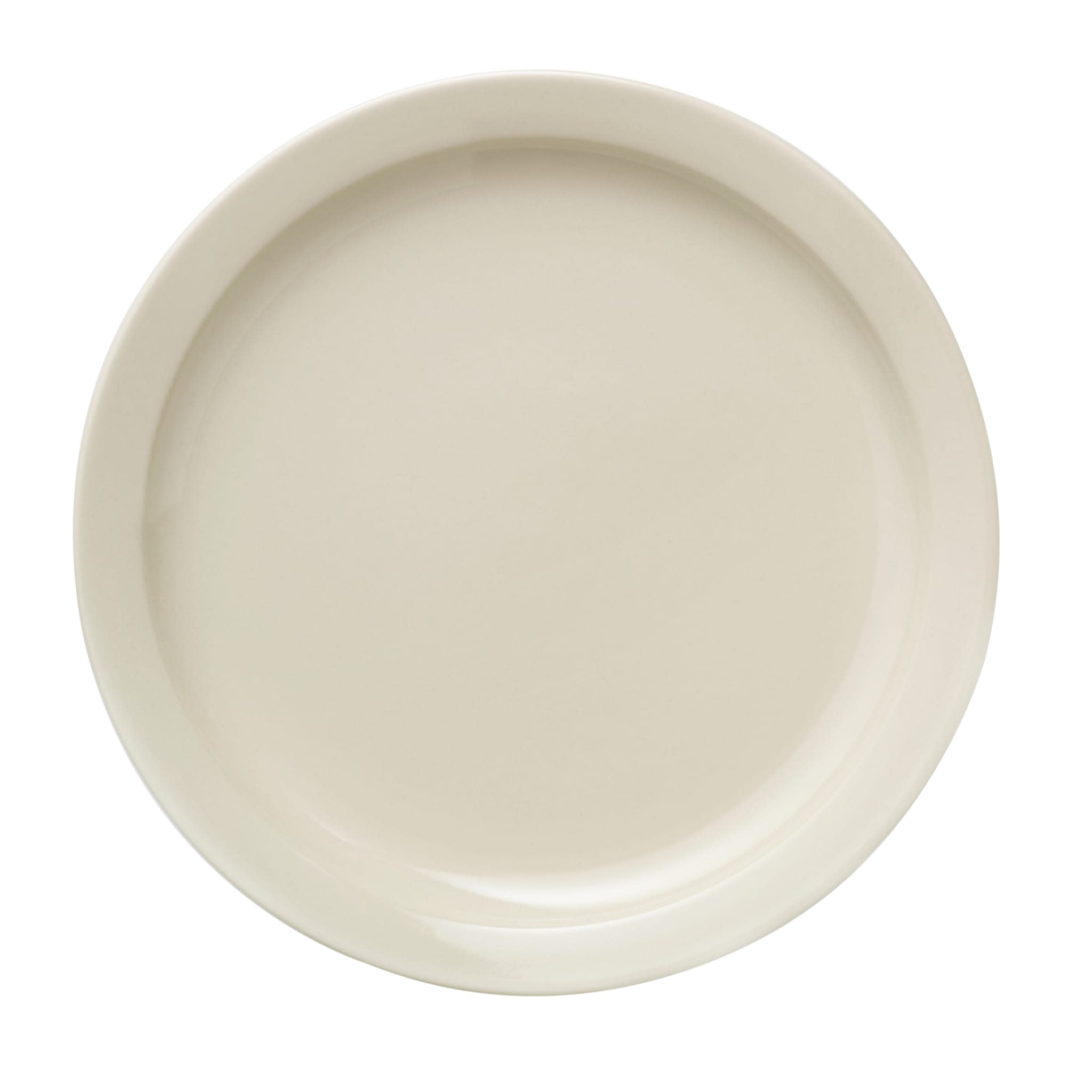 Porcelana 10.25" Round Narrow Rim Plate, Cream White