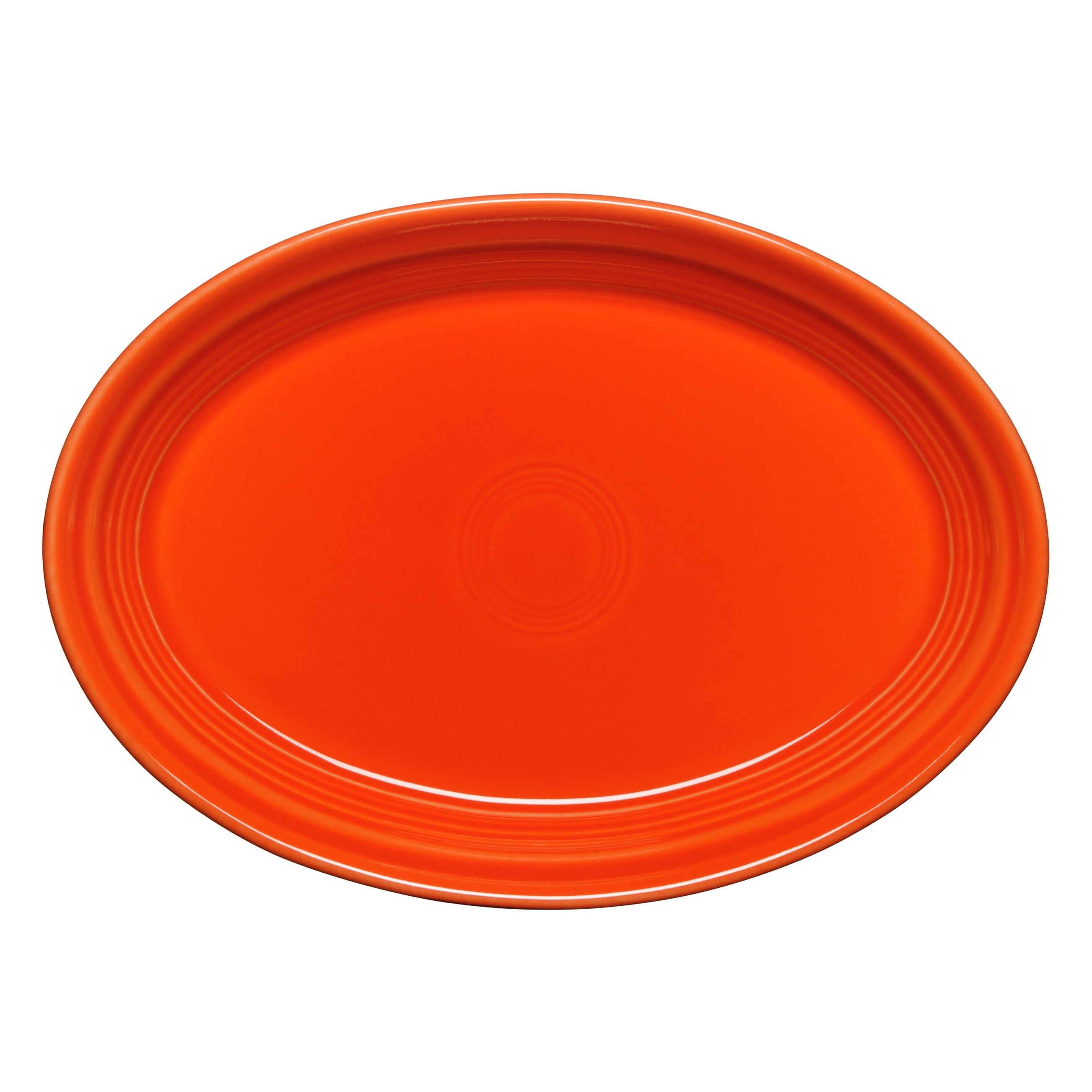 Oval Platter L 11.625" W 8.875" Fiesta Poppy