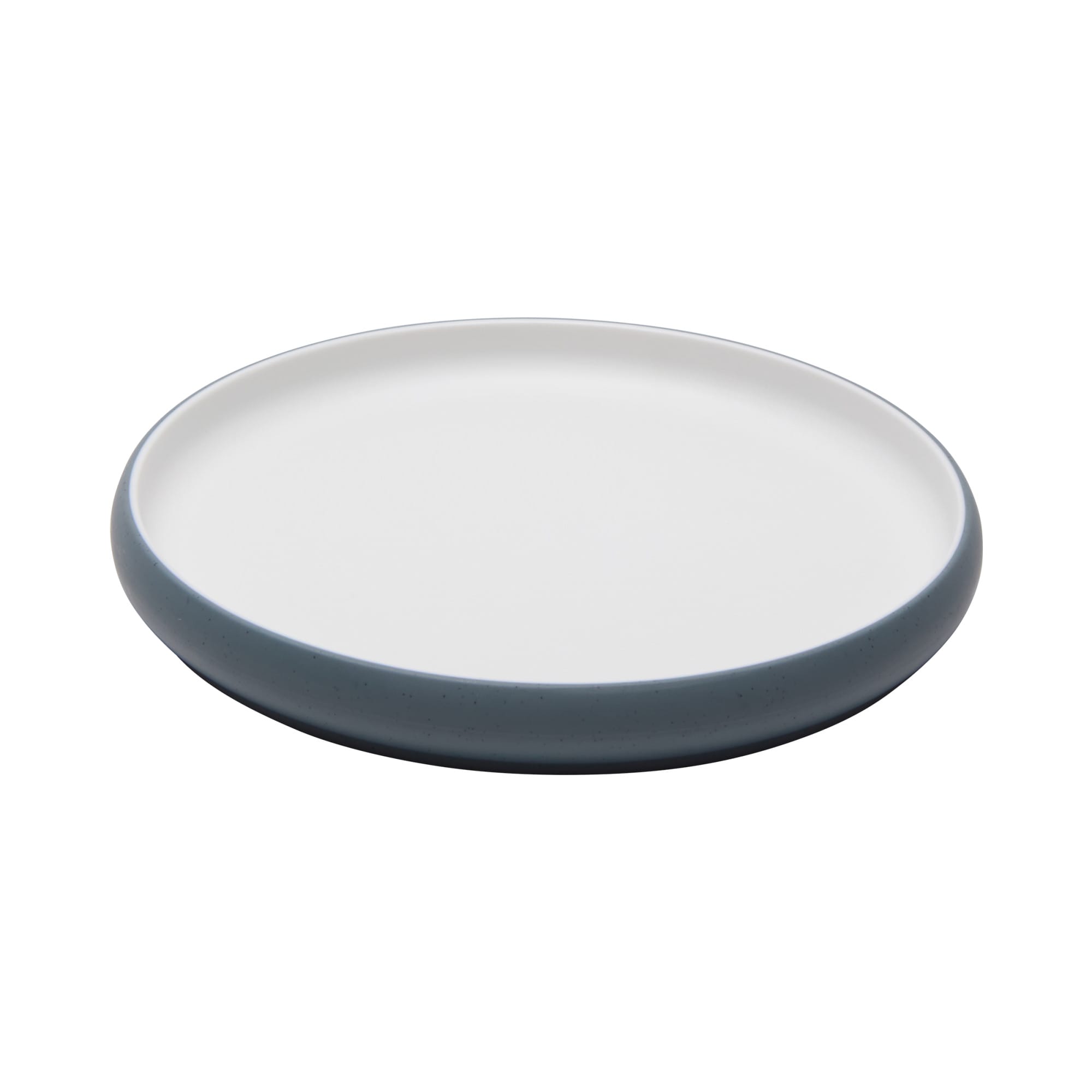 Cheforward Hatch 8.5" Round Melamine Plate, Touch of Honey/Bluejay