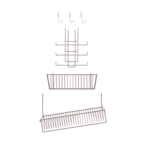 SmartWall Sink Accessory Kit #2 for sinks - Metroseal Gray