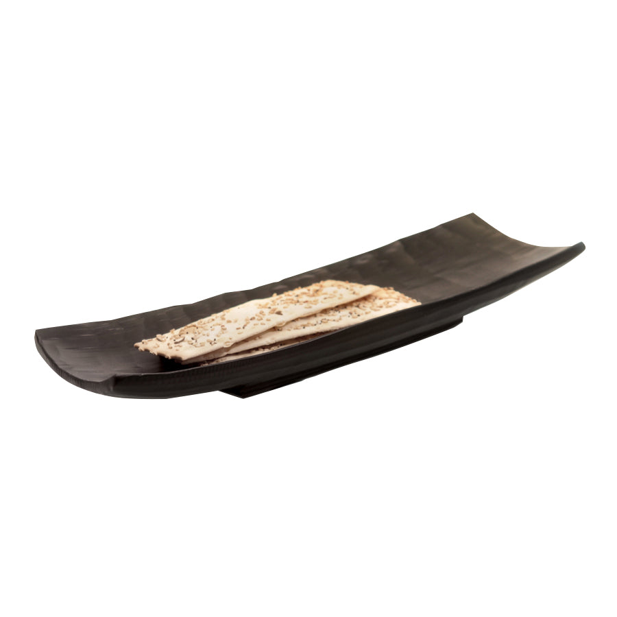 Footed Tray L 12.0" W 4.0" Curved