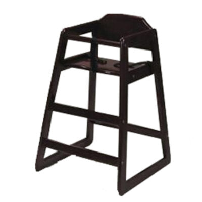Dark Walnut Hardwood High Chair