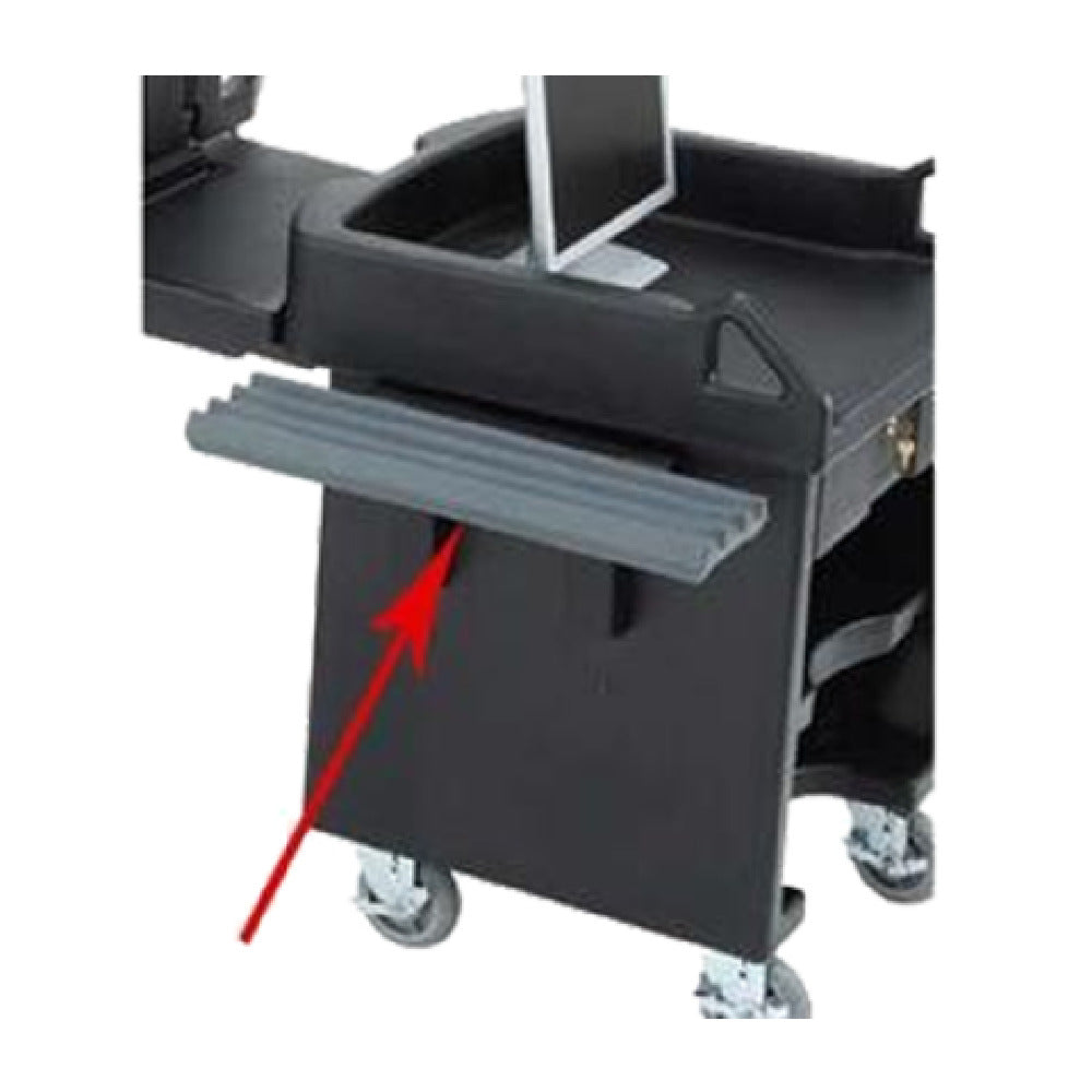 Versa Cart Granite Gray Tray Rail
