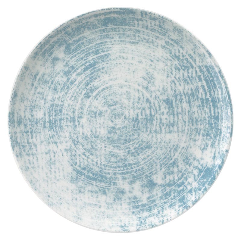 Shabby Chic Coupe Plate, 11", Structure Blue